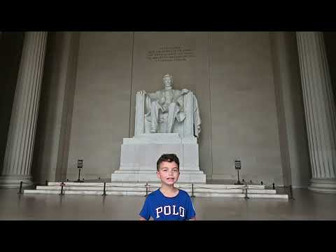 Video thumbnail for All U.S. Presidents recited at Lincoln Memorial in Washington DC, Ares Mason Miller 4 Yr Old Genius.